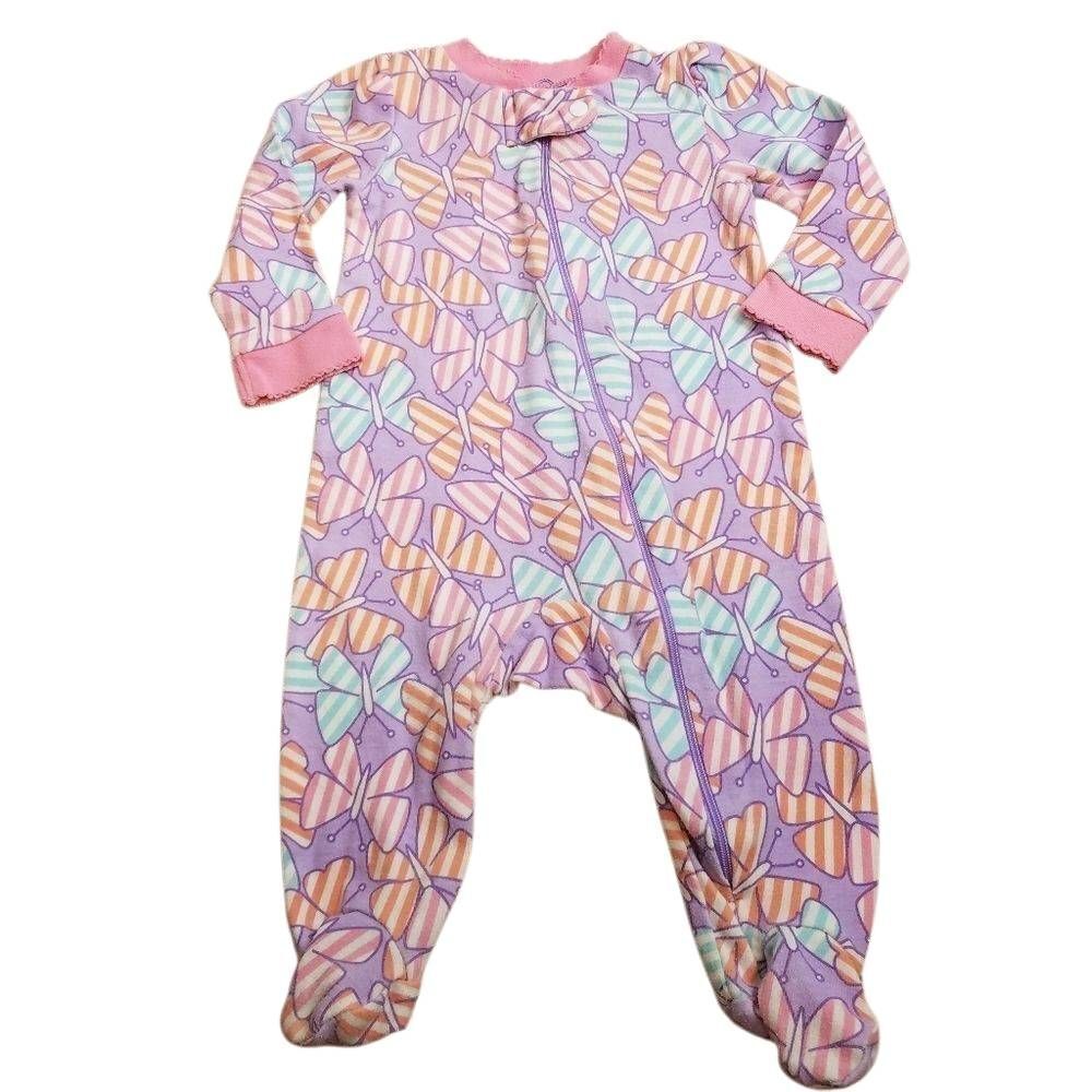 Kidgets butterfly footed pajamas 3-6 mo